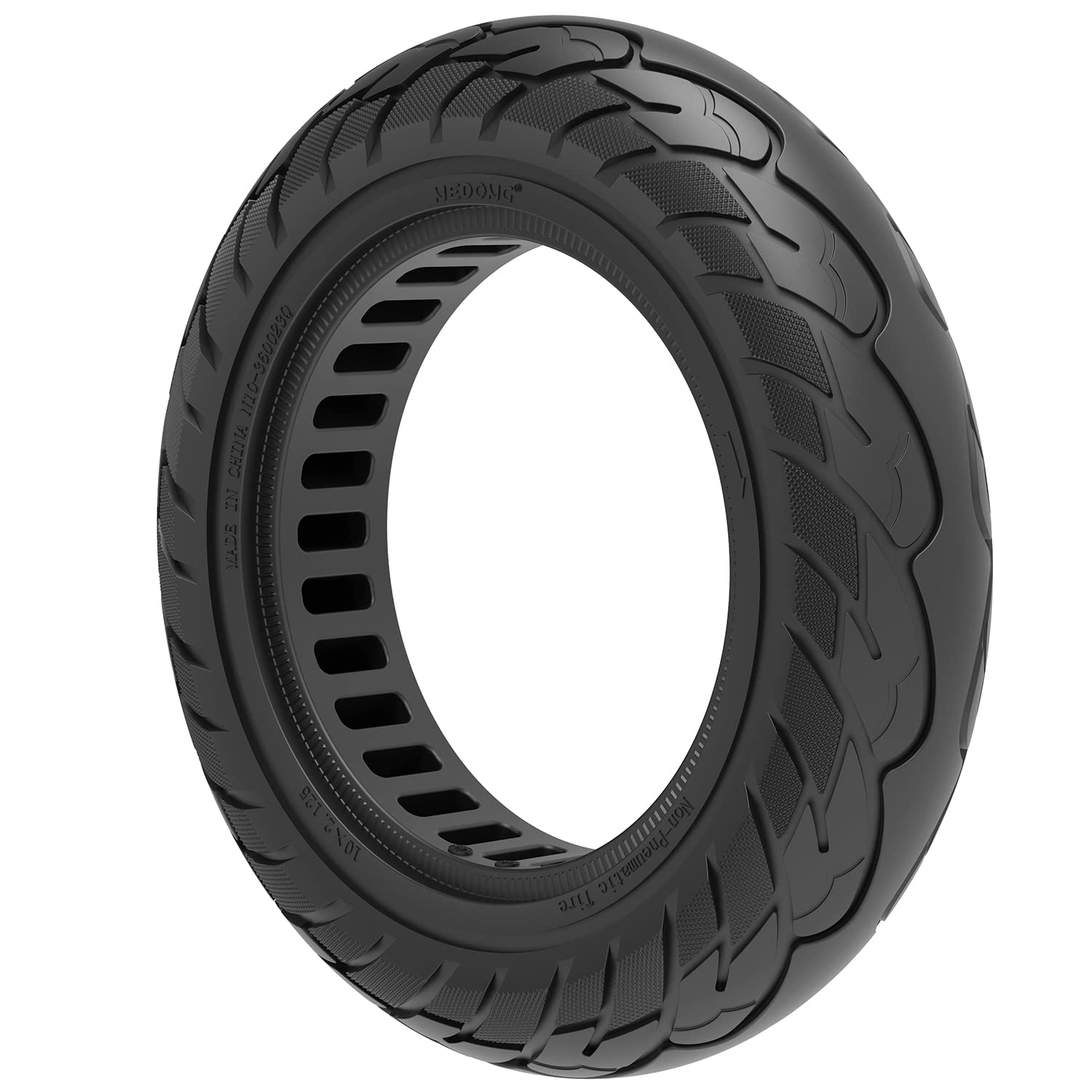 Baibiking 1 Pcs Rubber Solid Tires 10X2.125 For Xiaomi M365 And Gotrax G4 Electric Scooter Wheels Replacement Tire Front Or Rear Honeycomb Tires